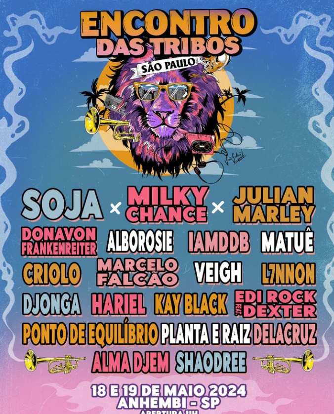 Encontro Das Tribos Line Up Revelado Pingado